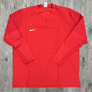 Nike Dri Fit Pullover Size Small Mens Red Lightweight Player Baseball $100